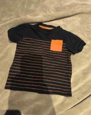 T shirt noir ligné t92