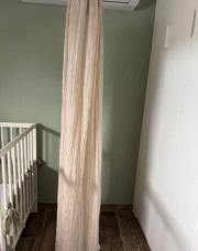 Ciel de lit (toile beige)