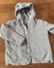 Gilet bleu C&A 9-12 mois 