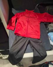 Hiver 2pcs training rouge noir
