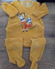 Pyjama bebe jaune