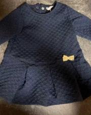 Robe bleu nuit festive - 3 mois