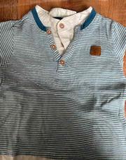 T-shirt obaibi bleu 18 m