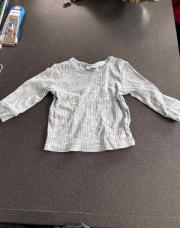 Blouse bleu ciel avec animaux taille 62/68