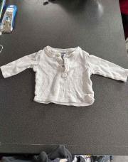 Blouse blanche taille 3 mois orchestra 