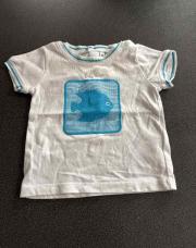 T shirt poisson bleu taille 3 mois 