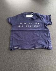 T-shirt 3 mois interdit de me gronder 