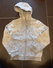 Gilet à capuche gris 8 ans 