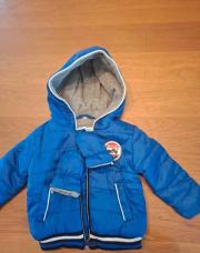 Manteau chaud avec moufles 6-9mois