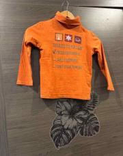 Sous pull avec col orange 