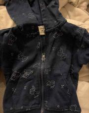 Gilet bleu newborn 4/6 mois 