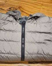 10 blouson  beige zèbre Maison Scott capuche M