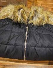11 blouson sans manche noir capuche nouveau S