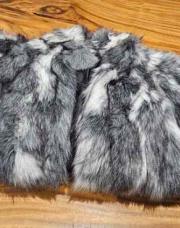 18 manteau  3/4 fourrure  grise Boohoo 36