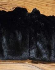 19 manteau 3/4fourrure Noir HM 32 C