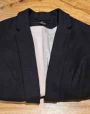 26 veste tailleur  noir beige HM 34 c