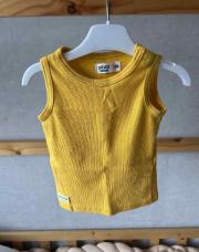 Blouse fine bretelles jaune 18 mois