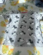 Blouse plein de Mickey gris 