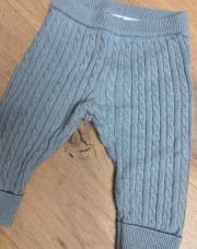 Leggings bleu torsadé Gemo