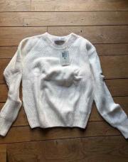Pull blanc 