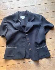 Veste manches courtes noire