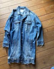 Veste jeans oversize zara