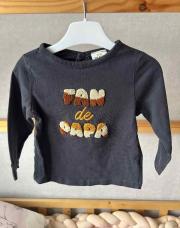 Pull « fan de papa » 12 mois
