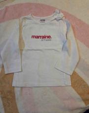 Blouse marraine kiabi 12 mois 