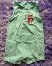 Pyjama combi short vert ourson 18 mois