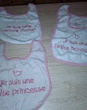 Lot de 4 bavoir 