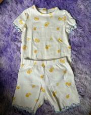 Pyjama court citrons 3 ans 