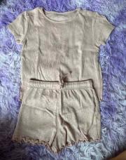 Pyjama court mauve 3 ans 