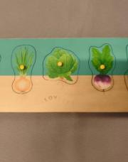 puzzle légumes lovevery