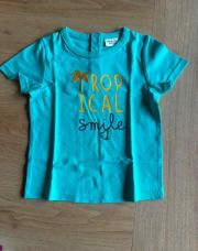T-shirt bleu « tropical » 18 mois