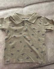 T-shirt kaki dinosaures, taille 74