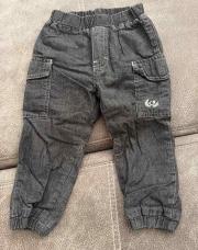 Pantalon noir poche sur le côté taille 86