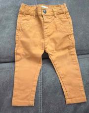 Jeans jaune foncé, taille 80