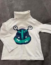 Pull col roulé, taille 92