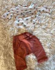 Ensemble framboise 0 mois 