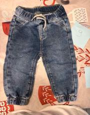 Jeans baggy avec cordons 9 mois 