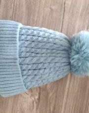 Bonnet gris fourré 
