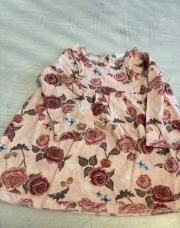 Robe rose H&M taille 12 mois 