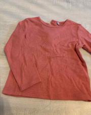 T-shirt longue manche rose taille 23 mois 
