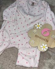 Pyjama rose cœurs