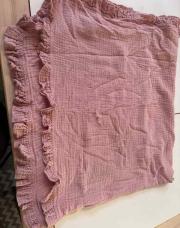 Couverture légère rose 