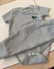 Pantalon+bodies manches courtes 3-6mois