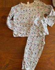 Pyjama blanc pois 24 mois 