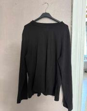 TEE shirt manche longue uni noir taille xl