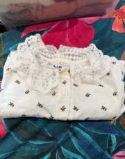 Blouse KIABI fleurs 12M