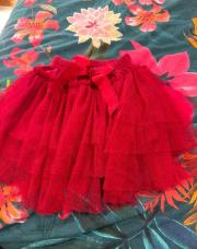 Jupe rouge 6m